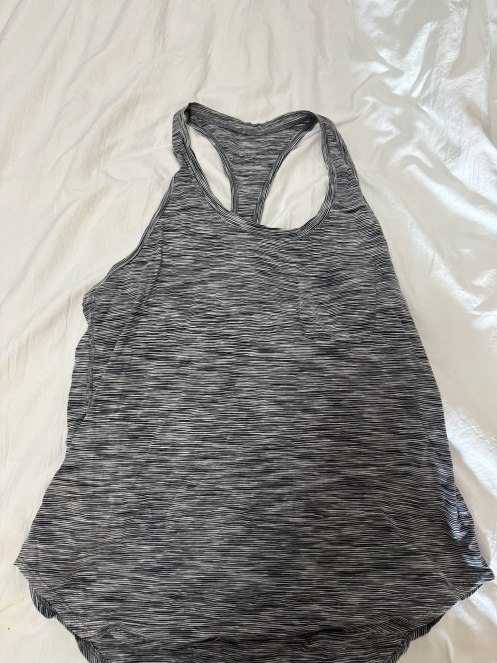 Lululemon Space-Dye Racerback Tank Top - Gray